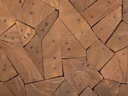 Tavolino DAWSON Legno di teak Marrone_735989
