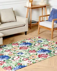 Rug FARWAN Multicolour 140 x 200 cm Cotton_862946