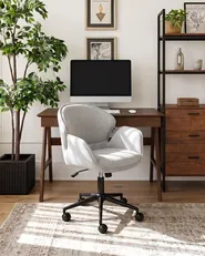 Desk Chair BELMAR Fabric Grey_1120016