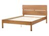 Drevená posteľ 140 x 200 cm svetlé drevo BOISSET_899782