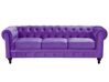 Sofá de 3 lugares em veludo violeta CHESTERFIELD_705641