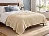 Bedspread ILEN Cotton 150 x 200 cm Beige