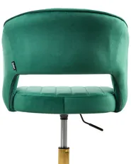 Sedia da scrivania KATONAH Velluto Verde_1016639
