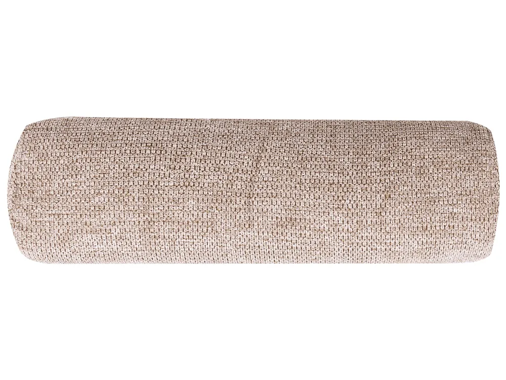 Corner Sofa Bed 3 Seater EDANE with Storage Fabric Beige Right Hand_1057083