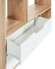 Bookcase WADENA 185 cm Brown/ White_955866