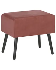 1 Drawer Bedside Table EUROSTAR Corduroy Pink_773664