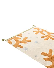 Kids Rug JAJPUR  Light Beige 140 x 200 cm Cotton_1155047