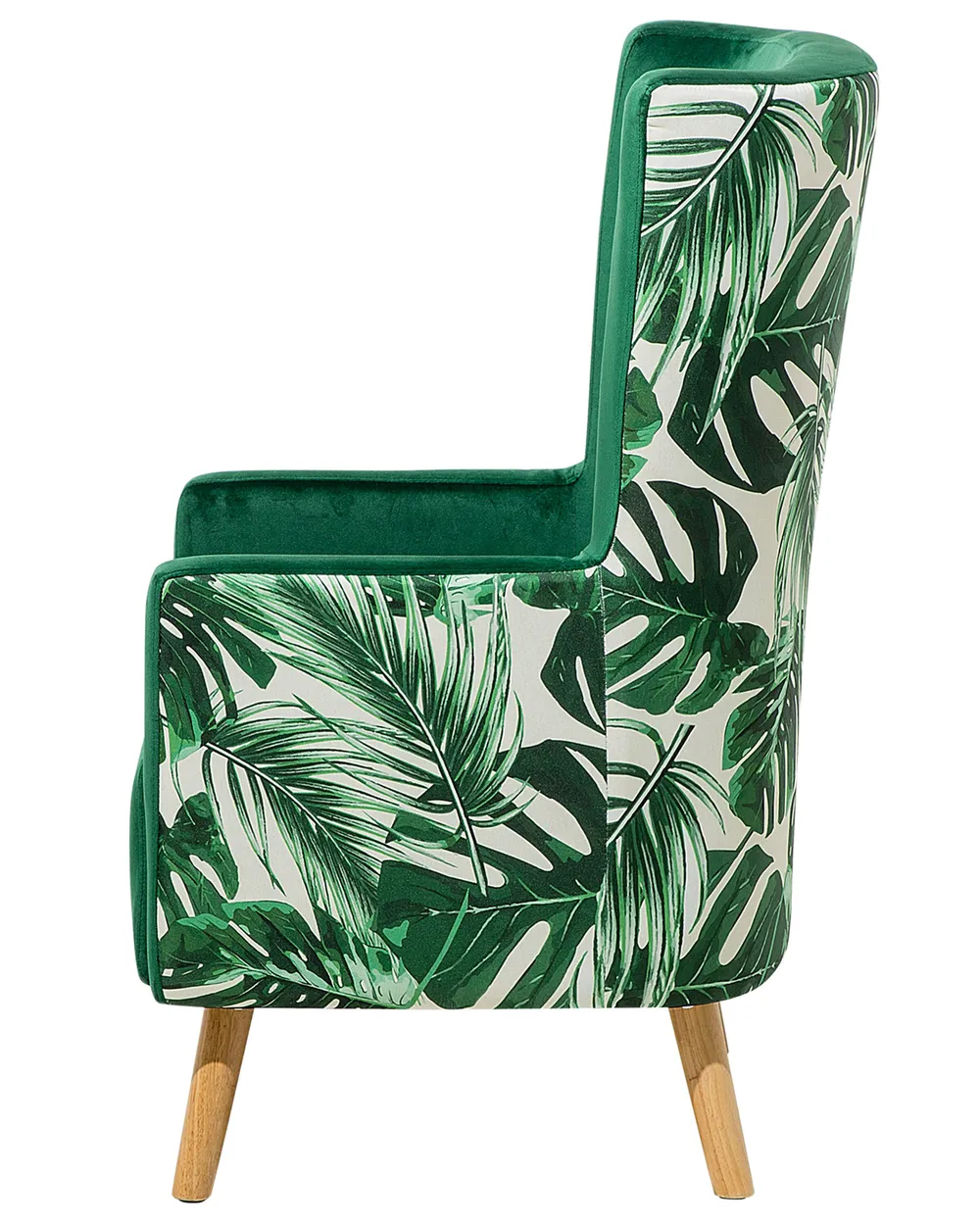 Wingback Chair ONEIDA Velvet Dark Green_702180