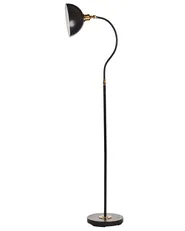 Lampada da pavimento LENNON Regolabile Metallo Nero_948894