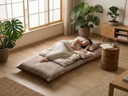 Divano letto singolo LYSEKIL Velluto a coste Marrone chiaro_1058915