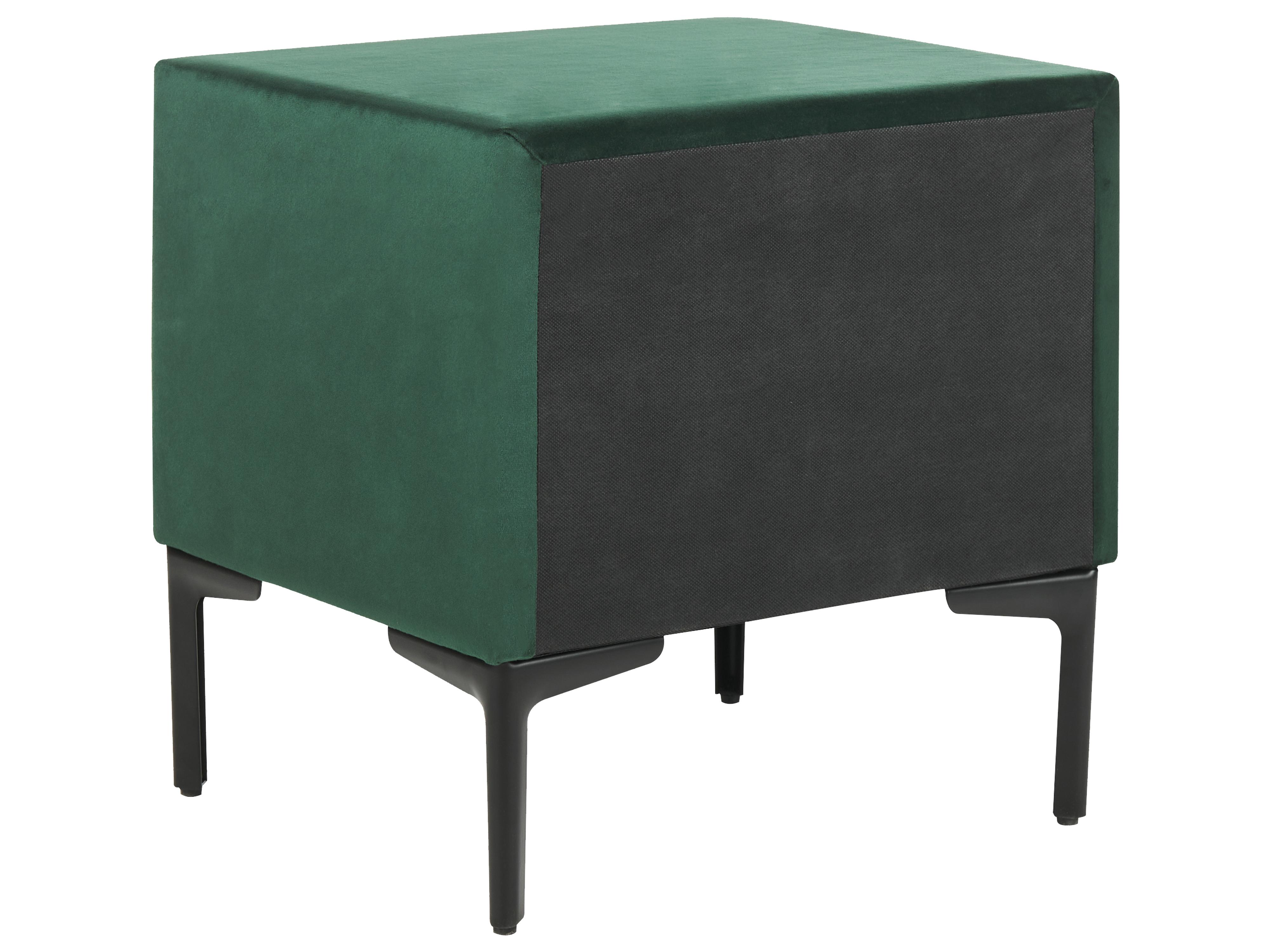 Bedroom Set SEZANNE Velvet Dark Green 160 x 200 cm (EU King Size)_892549