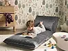 Single Sofa Bed LYSEKIL Corduroy Grey