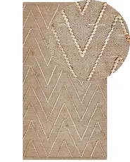 Tappeto DADAY Beige 80 x 150 cm Iuta_853591