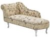 Chaise longue sinistra a stampa beige NIMES_763922
