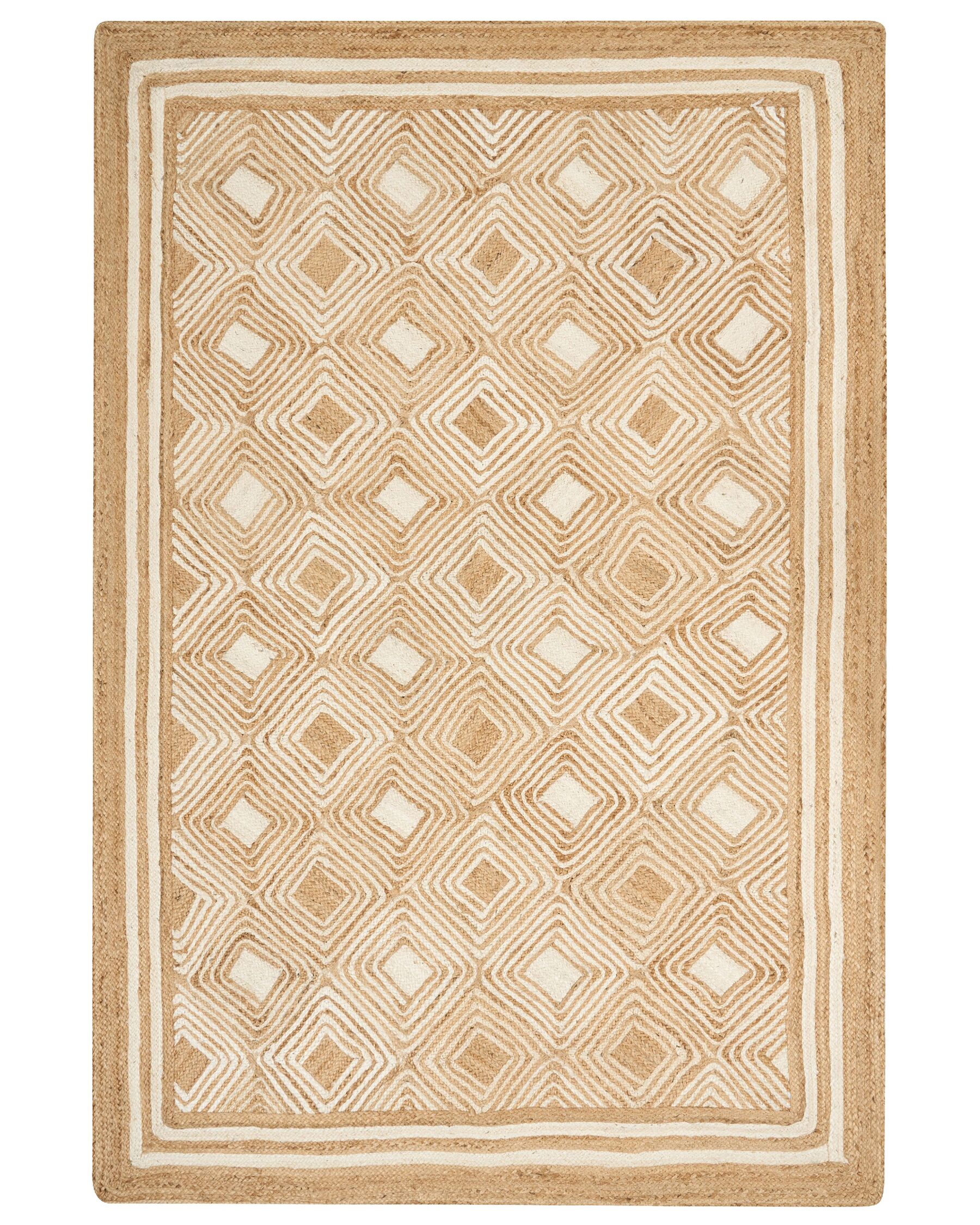 Jutový koberec 200 x 300 cm béžový MENGEN_885034
