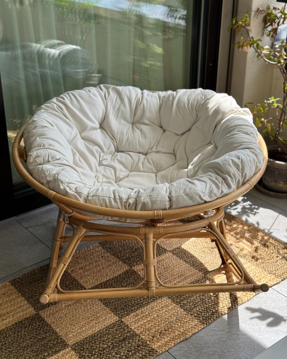 Vintage Poltroncine Vimini Amazon Bambù Cuscino Poltrona Vimini