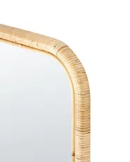 Standing Mirror MALANGE 150 cm Rattan Natural_941095