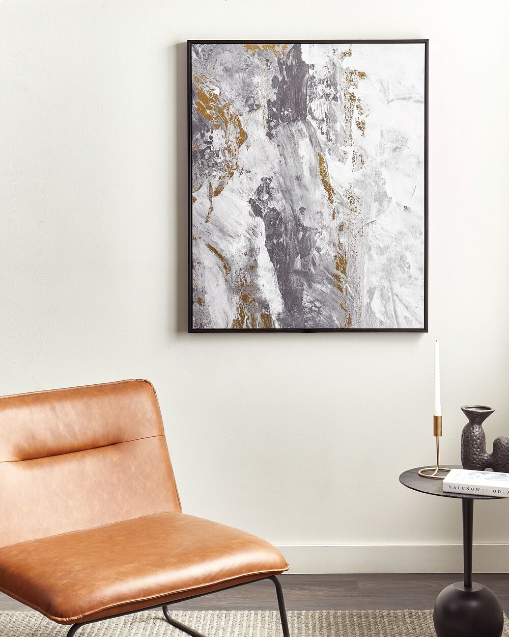 White framed wall art 2025