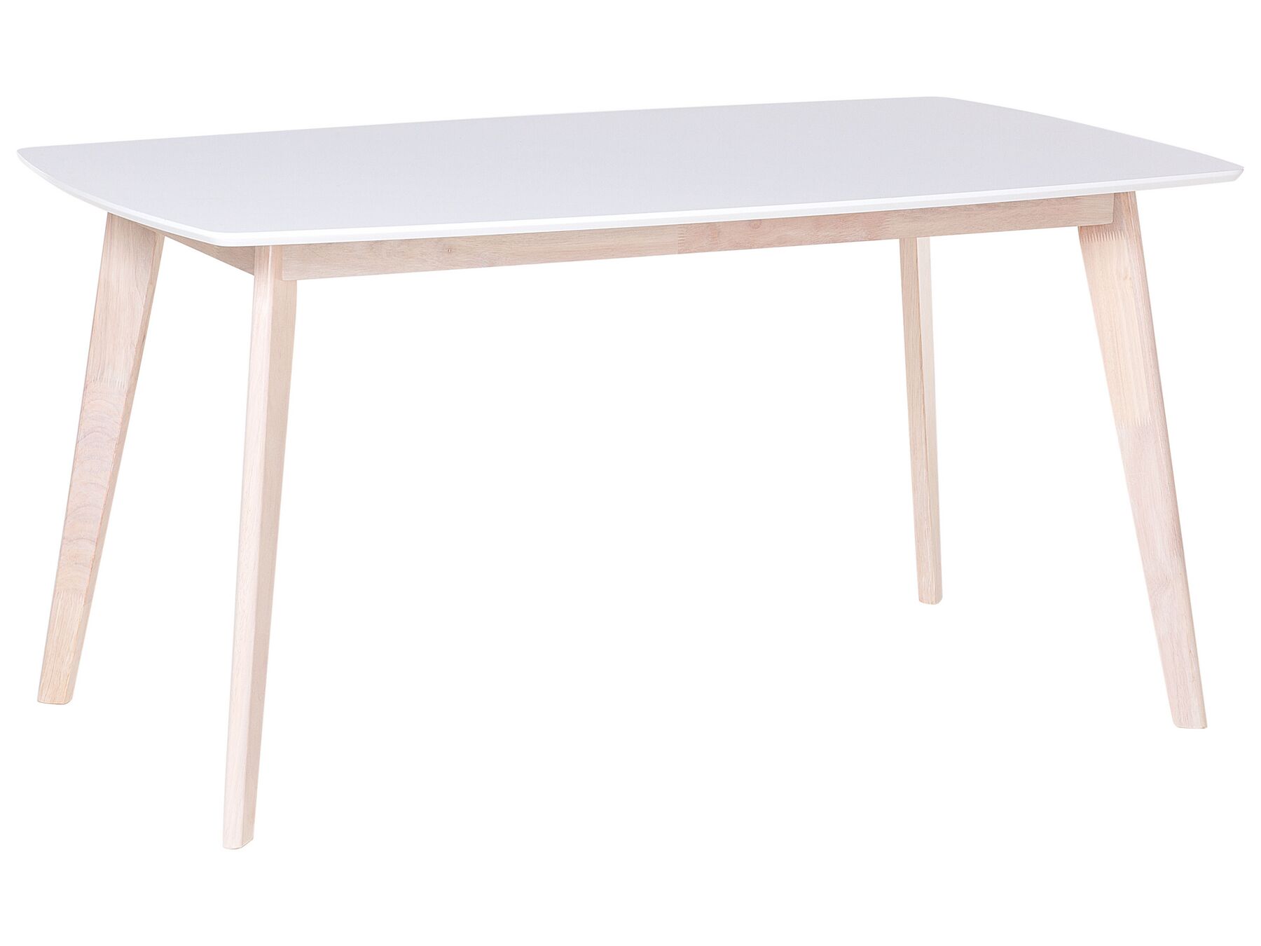 Table de cuisine blanche 150 x 90 cm SANTOS_757997