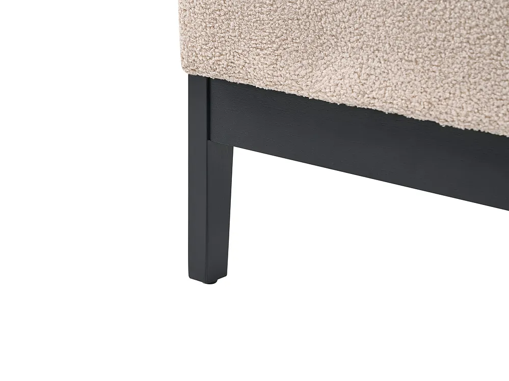 Sofa dla 2 osób PILARNE Boucle Beżowy_1159313