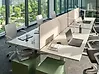 Desk Screen SPLIT 180 x 50 cm Beige