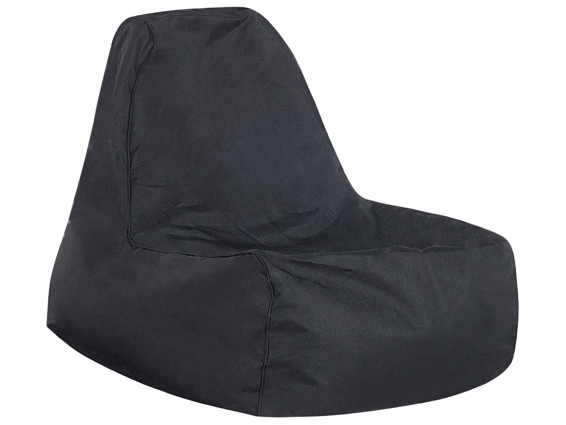 Poltrona sacco tessuto nero 100 x 75 cm SIESTA_708322