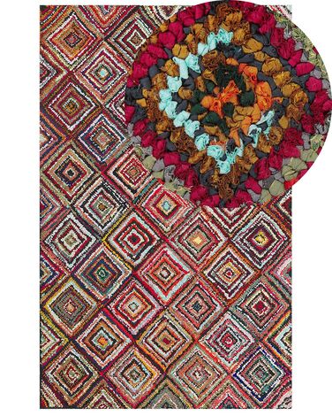 Tapis multicolore en coton 140 x 200 cm KAISERI