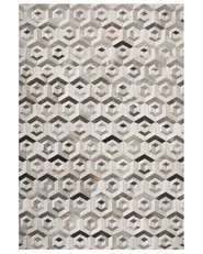 Tappeto TAVAK Beige 160 x 230 cm Pelle naturale_787192