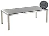 Mesa de jardín GROSSETO 220 cm 100 cm Granito Pulido Gris