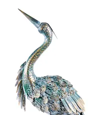 Garden Statue BASILAN Heron Multicolour_1082982