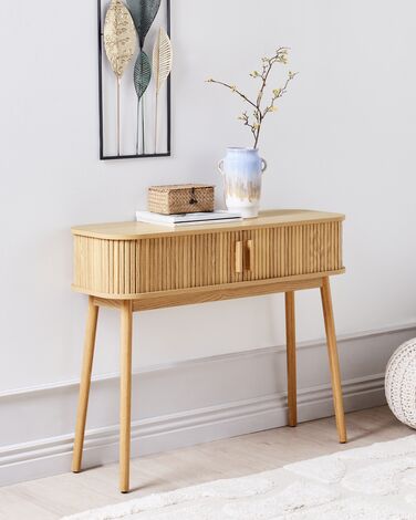 Console Table Light Wood SELAH