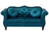 Sofa 2 Seater SKIEN Velvet Teal