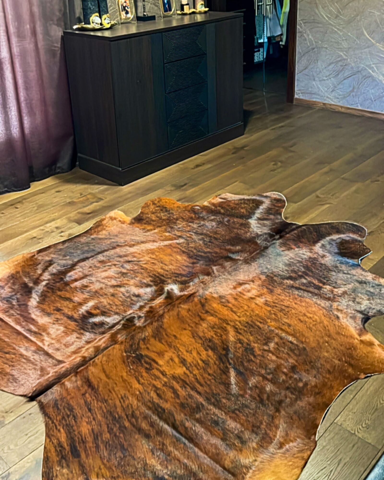 Skóra bydlęca 3-4 m² jasnobrązowa NASQU_923216