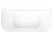 Bañera de pared TAUCA 170 x 80 cm Blanco_1164732