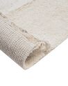 Bavlněný dětský koberec s potiskem hrušky 140 x 200 cm krémová bílá KHIDARI_908015