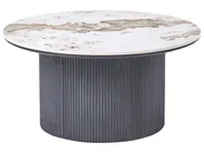 Tavolino da caffè DORA Ceramica Nero_1025271