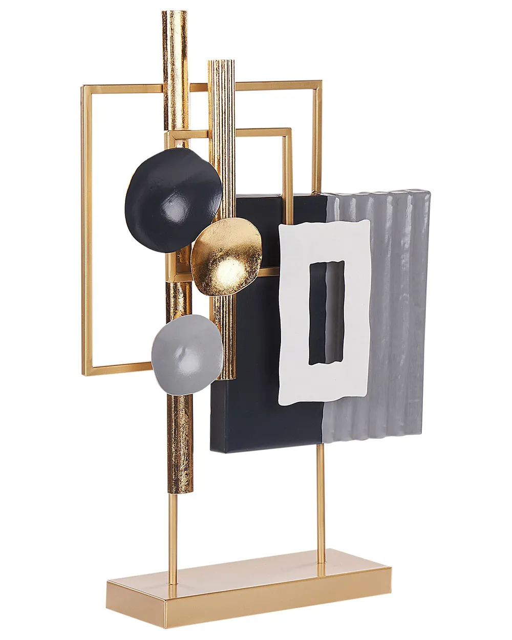 Dekoracyjna rzeźba metalowa złota SULFUR_906559