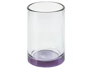 4-Piece Bathroom Accessories Set TELMA Glass Violet_825205
