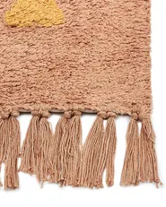 Tappeto IGDIR Arancione 140 x 200 cm Cotone_839632
