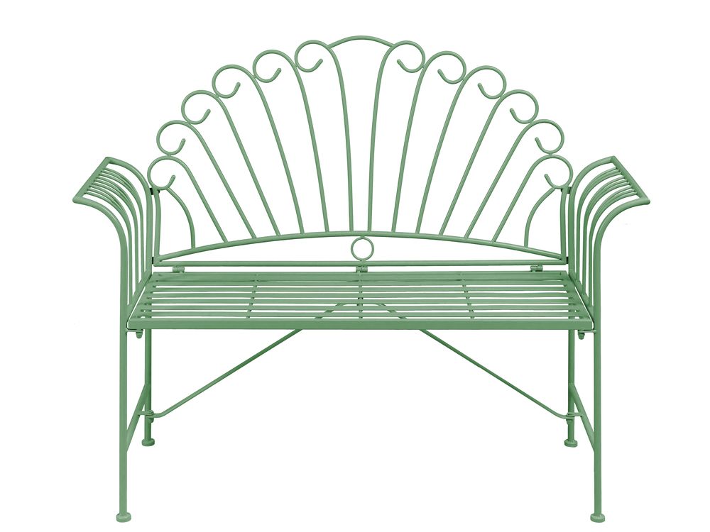 Kerti pad CAVINIA 125 cm Fém Zöld