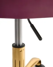 Desk Chair MONTICELLO Velvet Burgundy_1057473
