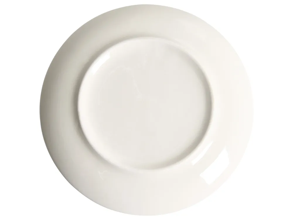 Zastawa stołowa 24-częściowa CUMIN Porcelana Złamana biel/ zielony_1061847