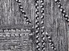Koberec krátkosrstý 80 x 150 cm černobílý TERMÁL_747847