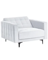 Armchair ABERDEEN Velvet Light Grey_984147