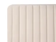 Bed Velvet LUNAN 120 x 200 cm (EU Small Double) Light Beige_1025678