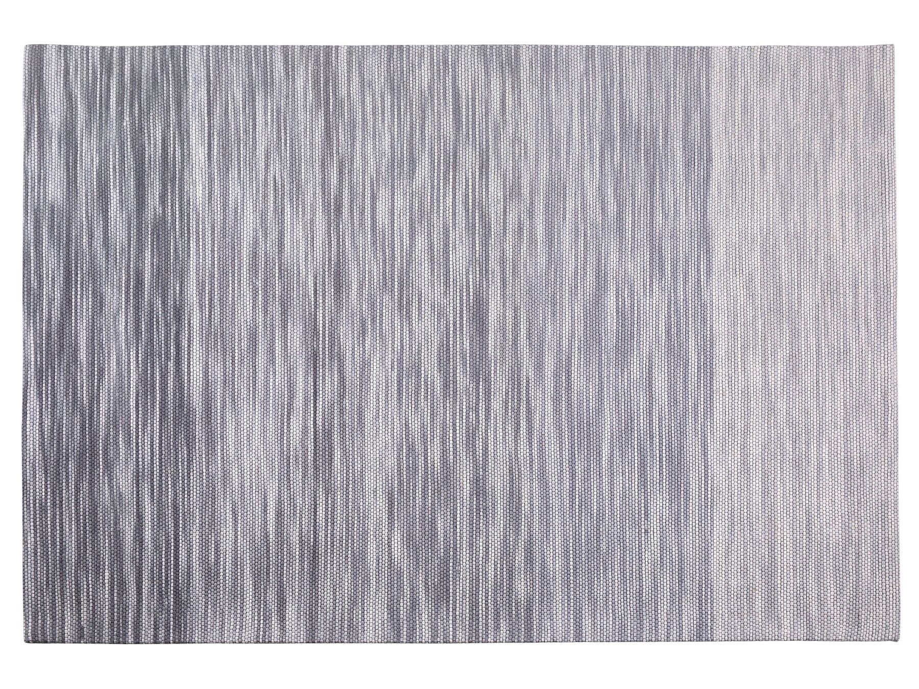 Alfombra de lana gris claro 140 x 200 cm KAPAKLI_802927
