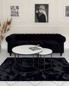 Velvet Living Room Set Black CHESTERFIELD_932833