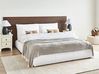 Waterbed Boucle VINAY 160 x 200 cm (EU King Size) White