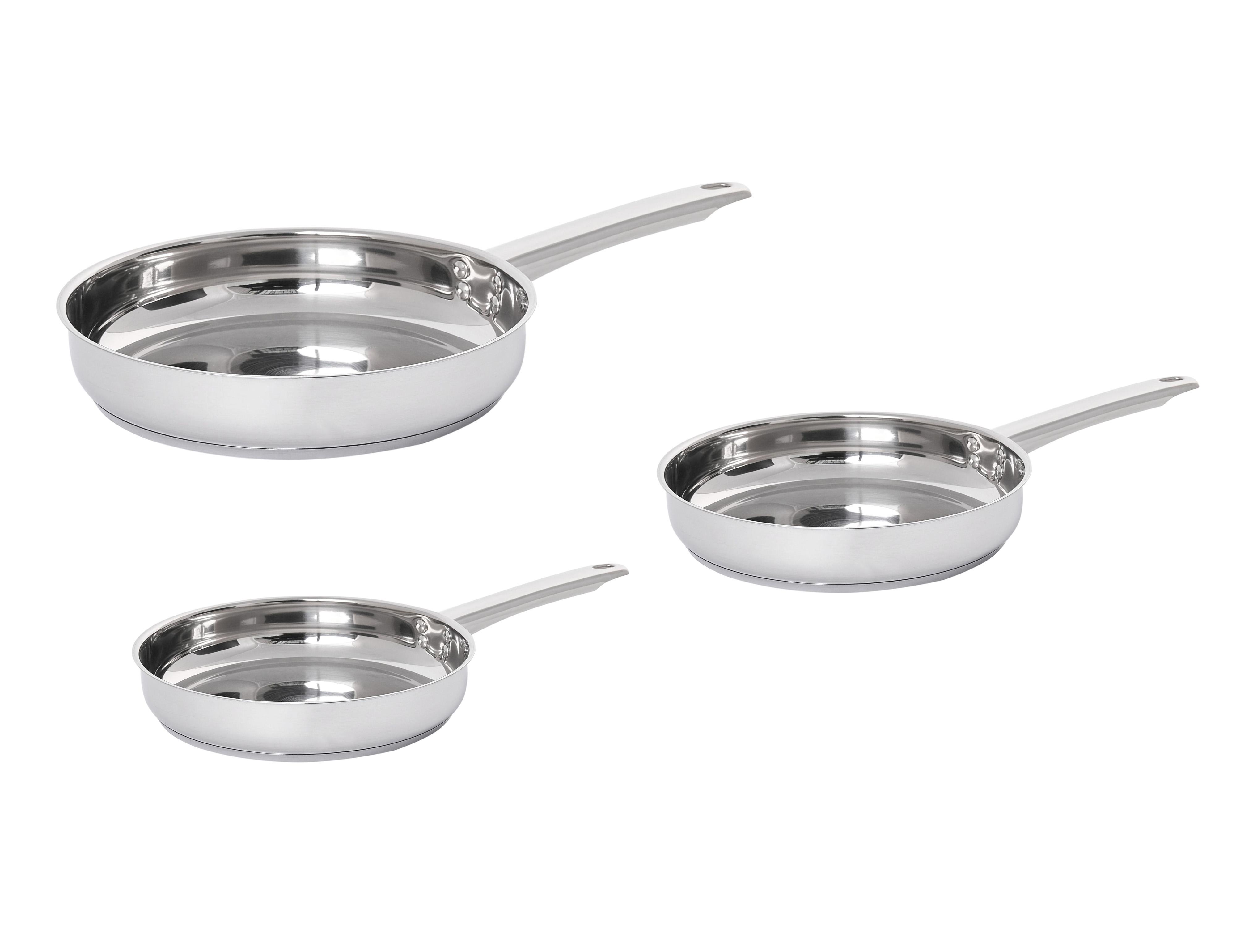 Sada 3 panvíc PRIMECOOK Nerezová oceľ Strieborná_1051151