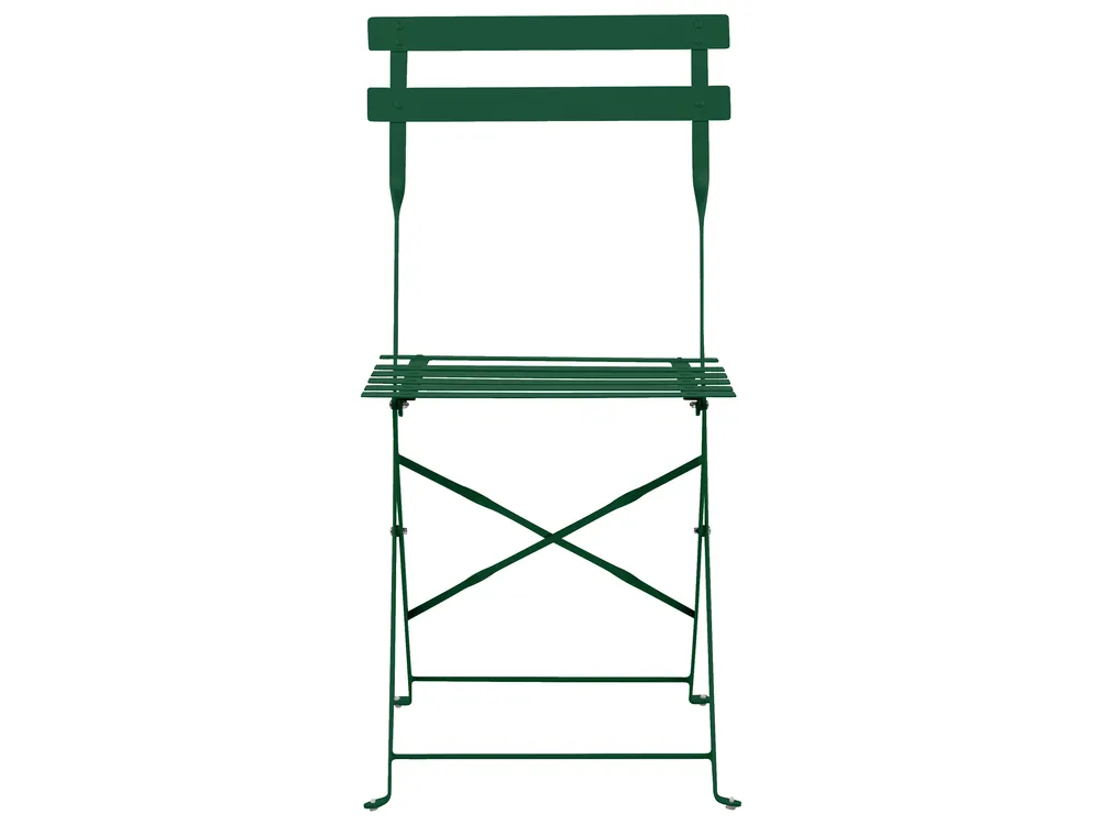 Bistro Set Folding FIORI Metal Dark Green_906085